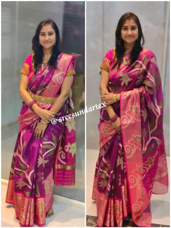 Chanderi Pochampally Sarees