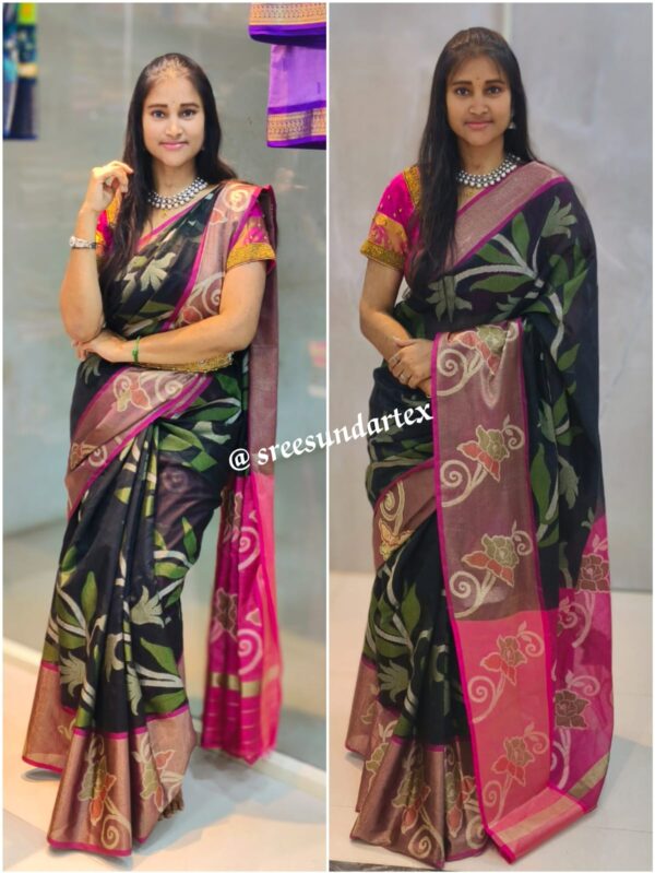 Chanderi Pochampally Sarees