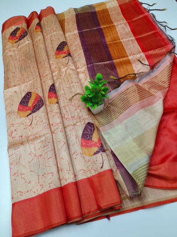 Premium Gichha Tussar Sarees