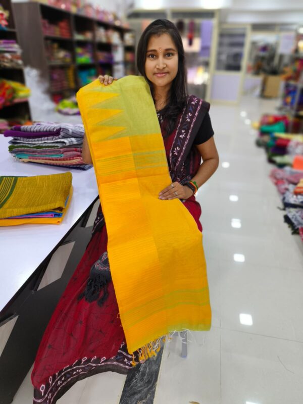 Temple Tower Silk Cotton Sarees