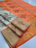 Chanderi Pochampally silkcotton Sarees - Image 6