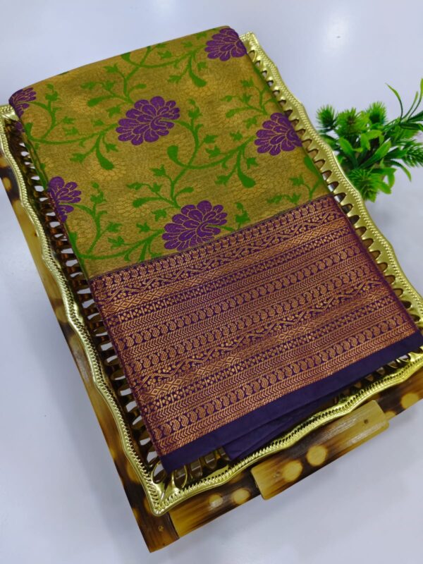ELITE DHARMAVARAM TISSUE BRIDAL WEDDING SILK SAREES