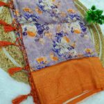 ELITE PREMIUM QUALITY - DIGITAL SOFTY COPPER ZARI SILK SAREES