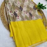 ELITE PREMIUM QUALITY - DIGITAL SOFTY COPPER ZARI SILK SAREES