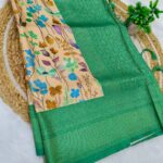 ELITE PREMIUM QUALITY - DIGITAL SOFTY COPPER ZARI SILK SAREES