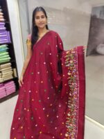 EMBROIDERY KADHI COTTON SAREES. FEEL GOOD MATERIAL FOR HOT SUMMER - Image 4