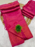 Premium COPPER SOFTY Kubera Pattu Sarees - Image 2