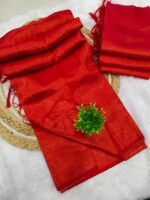 Premium COPPER SOFTY Kubera Pattu Sarees - Image 2