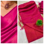 Premium COPPER SOFTY Kubera Pattu Sarees - Image 3
