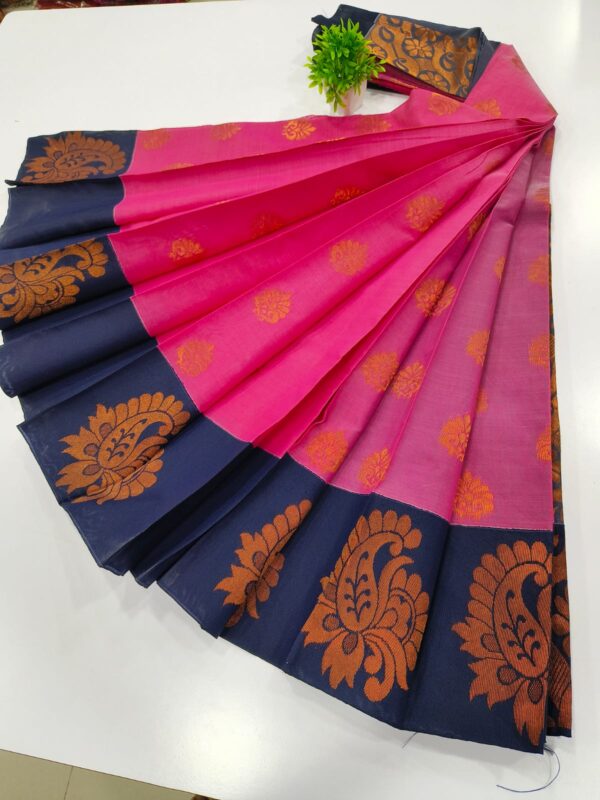 Premium Korvai Kottanchi Silkcotton sarees