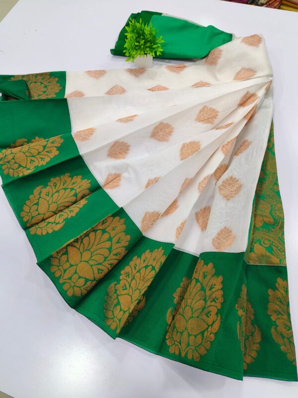 Premium Korvai Kottanchi Silkcotton sarees
