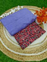 Khadi Cotton Saree+Blouse Combo - Image 2