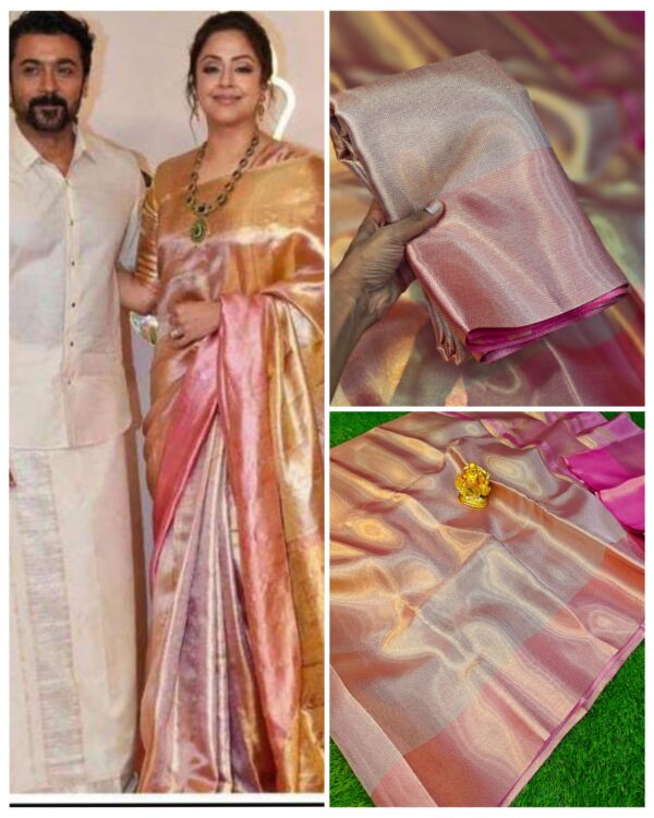 JYOTHIKA MAM INSPIRED BANARASI TISSUE SILK SAREES