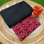 Khadi Cotton Saree+Blouse Combo