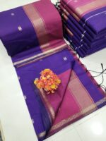 Maheswari Silk Cotton Sarees - Image 2