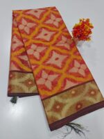 Chanderi Pochampally silkcotton Sarees - Image 2