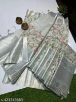 Tissue Embroidery Sarees - Image 3