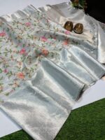 Tissue Embroidery Sarees