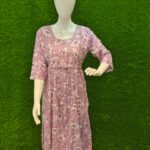 Premium Cotton anarkali kurtis