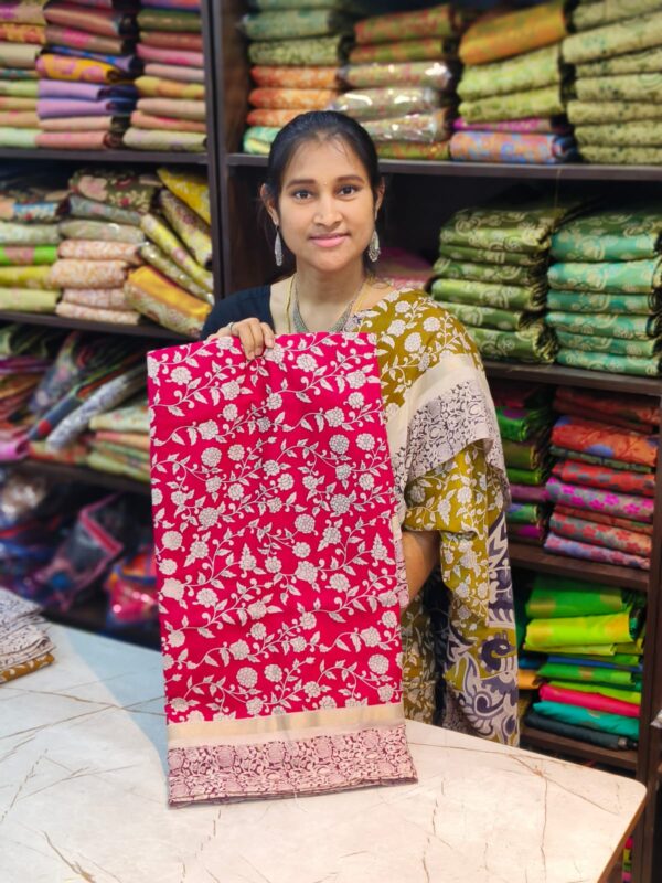 Kalamkari Soft Cotton Sarees