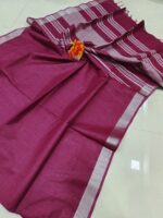 Premium Linen Cotton Sarees - Image 2