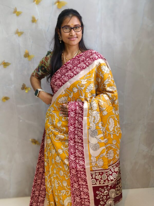Kalamkari Soft Cotton Sarees