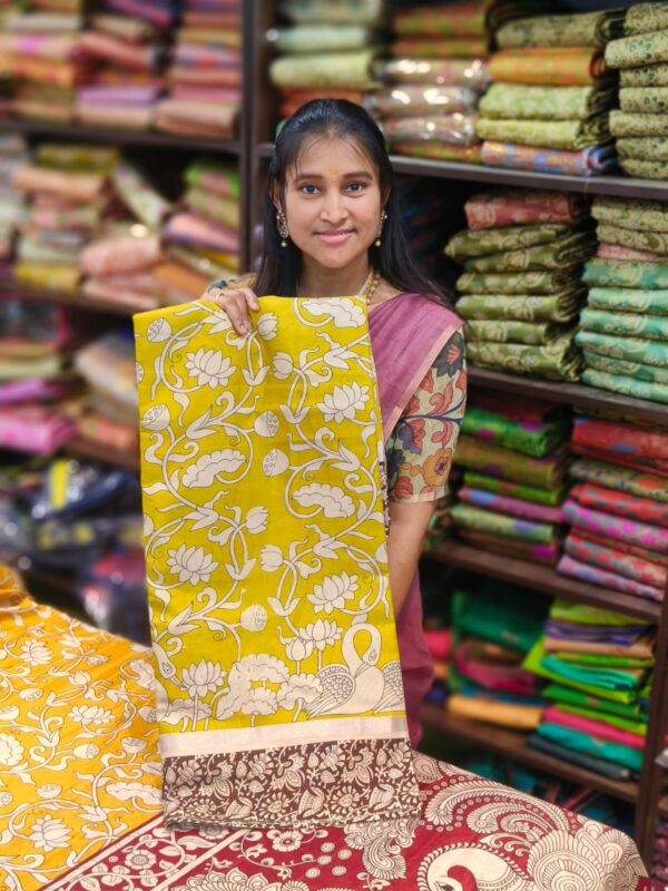 Kalamkari Soft Cotton Sarees