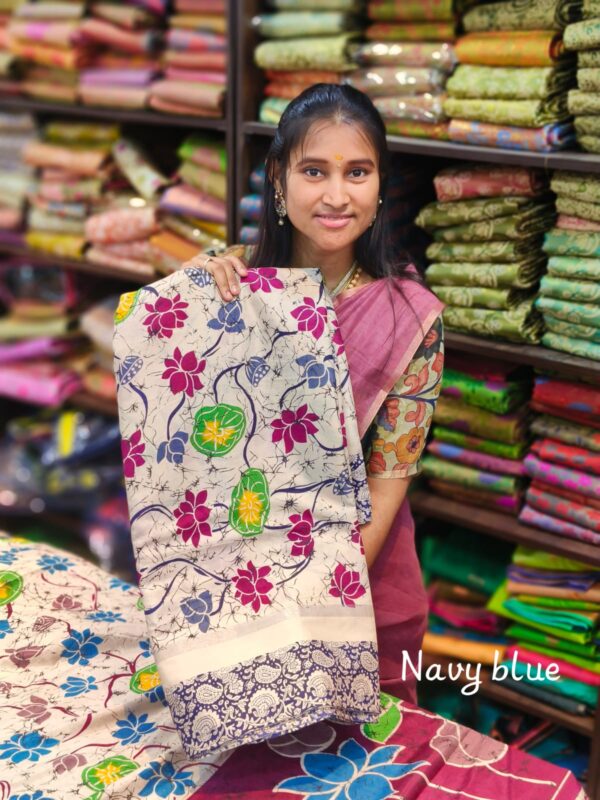 Kalamkari Soft Cotton Sarees
