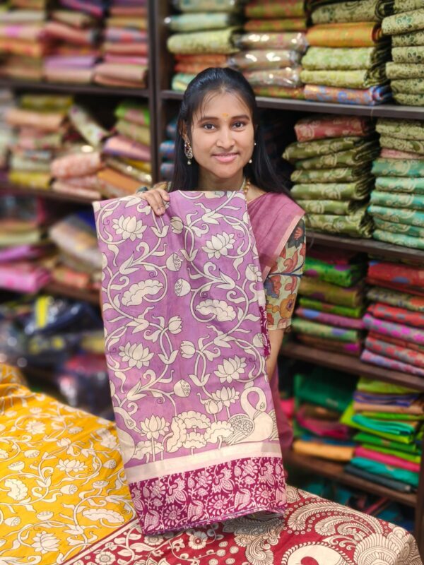Kalamkari Soft Cotton Sarees