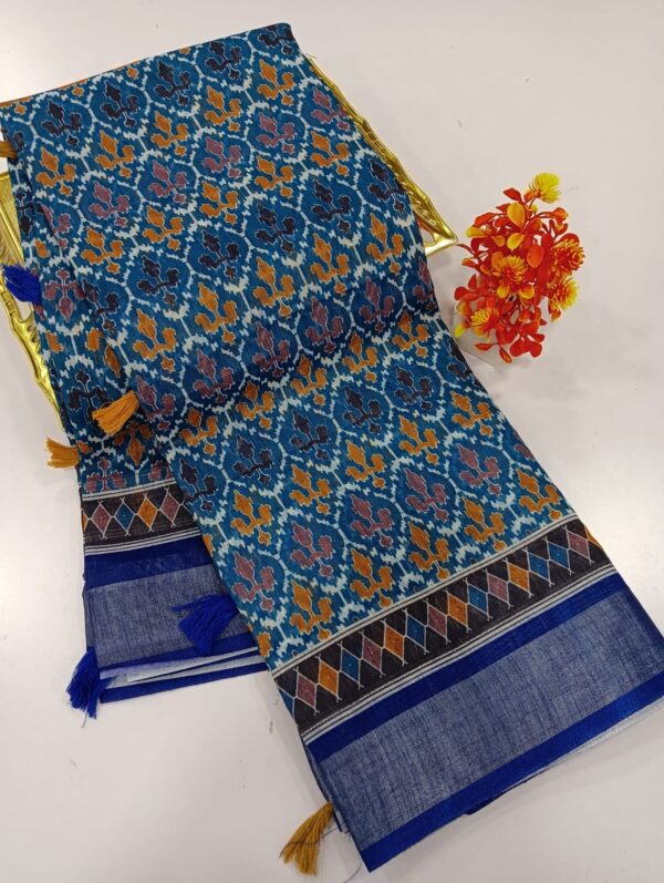 PREMIUM LINEN COTTON SAREES