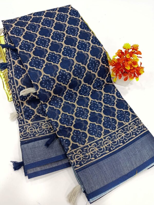 PREMIUM LINEN COTTON SAREES