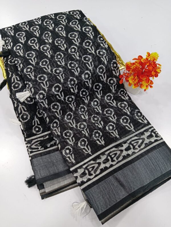 PREMIUM LINEN COTTON SAREES