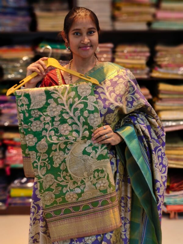 Kalamkari Patola Silk Sarees