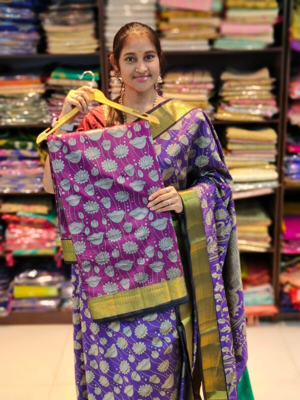 Kalamkari Patola Silk Sarees