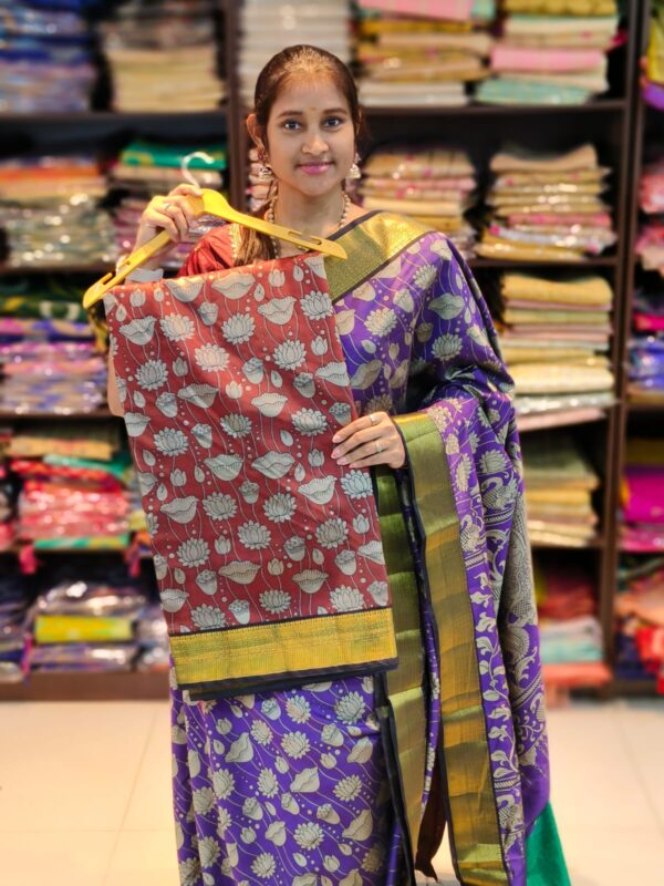 Kalamkari Patola Silk Sarees