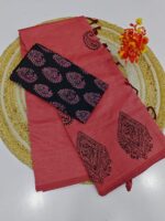 Authentic Southcotton handblock Printed Saree - Image 2