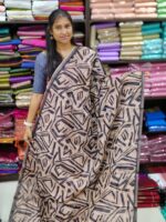 Linen jute cotton sarees - Image 3