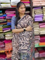 Linen jute cotton sarees