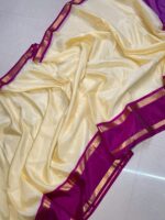 Shalini mam Celebrity Inspired Banarasi Malai Ultra Soft Silk Saree - Image 3