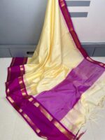 Shalini mam Celebrity Inspired Banarasi Malai Ultra Soft Silk Saree - Image 2