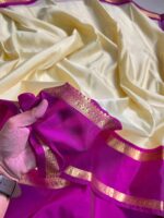 Shalini mam Celebrity Inspired Banarasi Malai Ultra Soft Silk Saree - Image 8