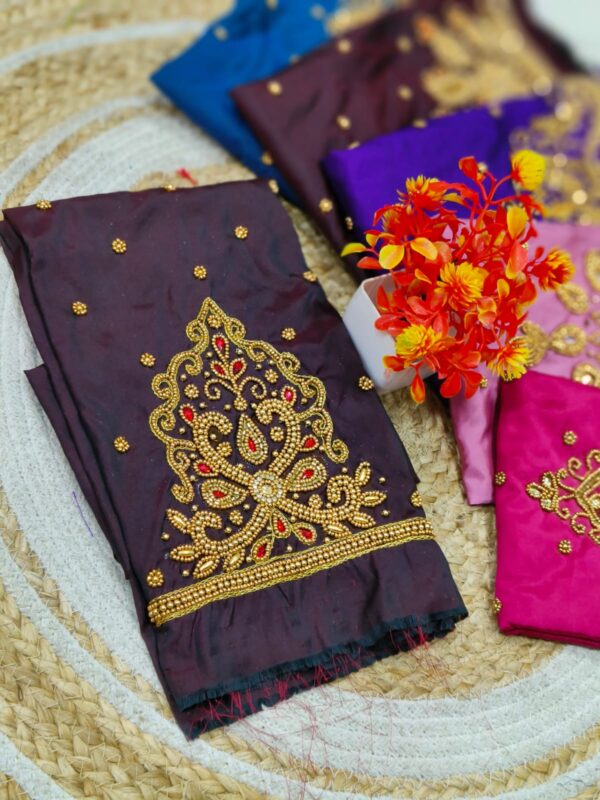 Handmade Aari Work Blouses