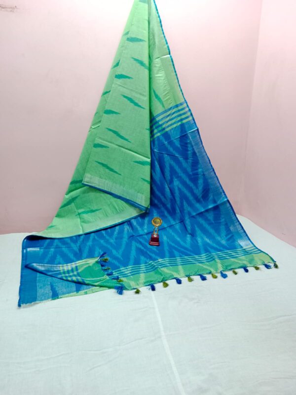 IKKAT LINEN COTTON SAREES