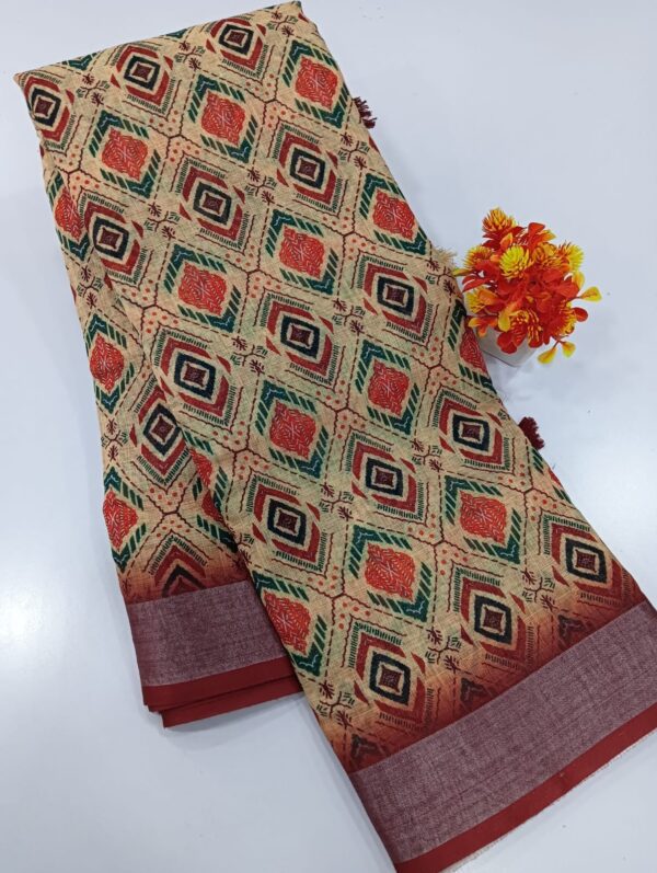 PREMIUM LINEN COTTON SAREES