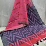 IKKAT LINEN COTTON SAREES