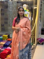 Ice Cream Tussar Silk Sarees