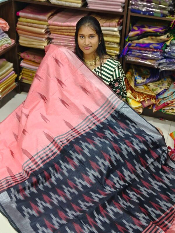 IKKAT LINEN COTTON SAREES