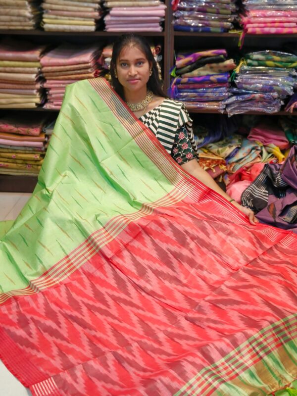 IKKAT LINEN COTTON SAREES