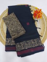 Authentic Southcotton handblock Printed Saree - Image 2