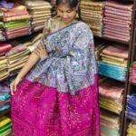 KHADI WARLI PRINT SAREES. FEEL GOOD MATERIAL FOR HOT SUMMER